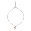 Rose Gold Shield Necklace