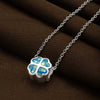Silver Aqua Bliss Pendant with Chain