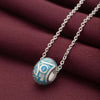 Silver Aztec Love Pendant with Chain