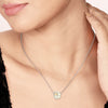Silver Posh Pearl Pendant with Chain