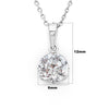 Silver Solitaire Dream 6 mm Pendant with Chain