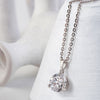 Silver Solitaire Dream 10 mm Pendant with Chain