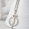 Silver Maternal Love Pendant with Chain