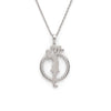 Silver Maternal Love Pendant with Chain