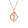 Rose Gold Maternal Love Pendant with Chain