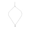 Silver Solitaire Dream 8 mm Pendant with Chain