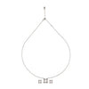 Silver Floral Pendant Set