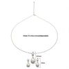 Silver Precious Pearl Pendant Set