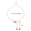 Rose Gold Open Shell Pendant Set