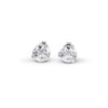 Silver Solitaire Dream 4 mm Earrings with 6 mm Pendant Set