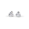 Silver Solitaire Dream 6 mm Earrings with 8 mm Pendant Set