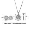 Silver Wheel of Heart Set with Ring