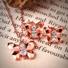 Rose Gold Flutter Pendant Set