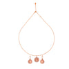 Rose Gold Victorian Coin Pendant Set