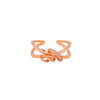 Rose Gold Twisted Knot Ring