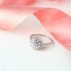 Silver Orchid Ring
