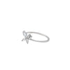 Silver Dainty Butterfly Ring