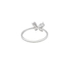 Silver Dainty Butterfly Ring