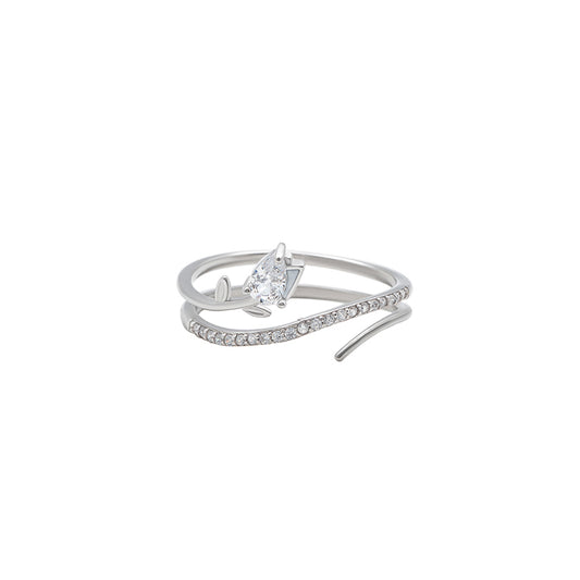 Silver Viper Ring