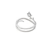 Silver Viper Ring