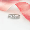 Silver Minimal Heart Shine Ring