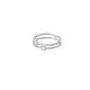 Silver Minimal Heart Shine Ring