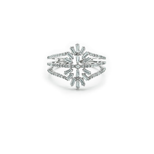 Silver Ice Palace Ring