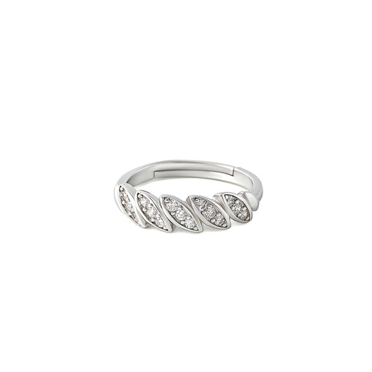 Silver Link Ring