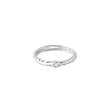 Silver Tiny Stellar Ring