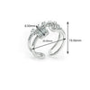 Silver Crystal Cave Ring