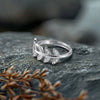 Silver Leaf Ring