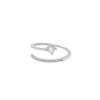 Silver Luna Curve Ring