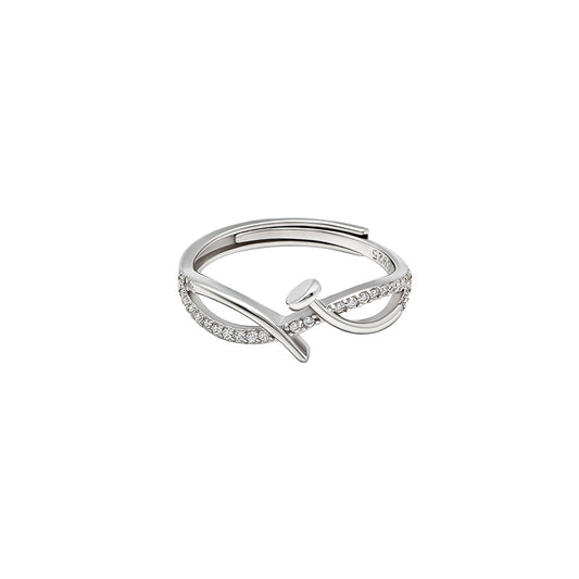 Silver Elite Nail Ring
