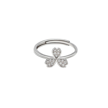 Silver Love Trio Ring