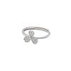 Silver Love Trio Ring