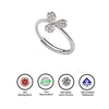 Silver Love Trio Ring