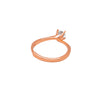 Rose Gold Tiny Solitaire Ring