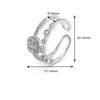 Silver Double Enchant Ring