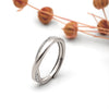 Silver Vintage Wheel Adjustable Ring