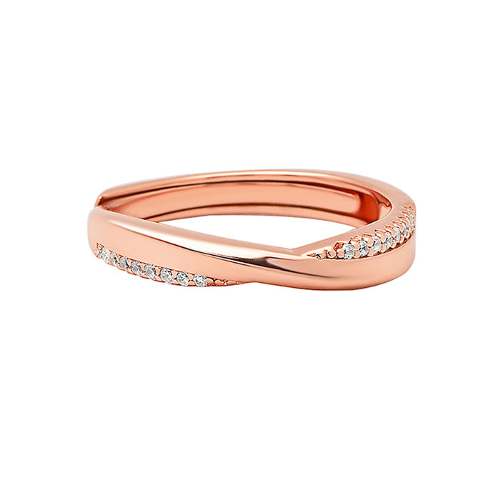 Rose Gold Vintage Wheel Adjustable Ring - Buy Now From Silberry