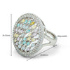 Silver Pastel Boom Ring