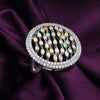 Silver Pastel Boom Ring