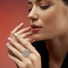 Silver Pastel Boom Ring