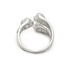 Silver Crystal Luxe Ring