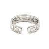 Silver Banded Beauty Ring