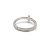 Silver Christ Halo Ring