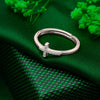 Silver Christ Halo Ring
