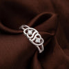 Silver Soulmate Adjustable Ring