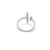 Silver Roman Abstract Ring