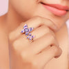 Silver Barbie Wings Ring